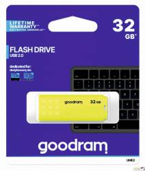 Pamięć USB GOODRAM 32GB UME2 żółty USB 2.0 UME2-0320Y0R11