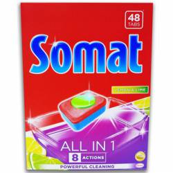 Tabletki do zmywarki SOMAT All in 1 48 szt. Lemon & lime *47890