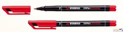 Foliopis STABILO OHPen niezmywalny 0.7mm czerwony 842/40