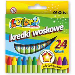 Kredki świecowe 24kol. PENMATE PREMIUM KOLORI TT7233