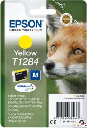 Tusz EPSON T1284 (C13T12844010) żółty 175str S22/SX125/SX425W/BX305F