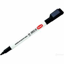 Marker do białych tablic czar. TO-268  z magnesem i gąbką