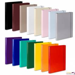 Teczka VAUPE skrzydłowa z gumką czerwona 310/01