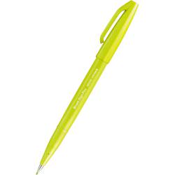 Pisak BRUSH SIGN PEN limonkowy SES15C-K2 PENTEL