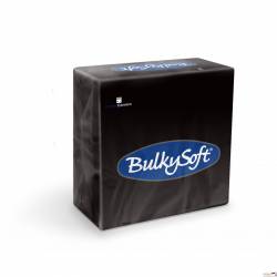 Serwetki BulkySoft 33x33 2w. (100szt) czarne; 32400