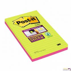 Bloczki 3M POST-IT 5845-SSU 125x200mm 270k linia Super Sticky 70005253581