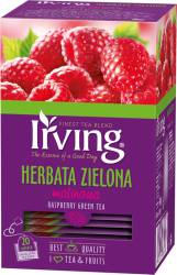 Herbata Irving zielona z maliną, 20 torebek w kopertach