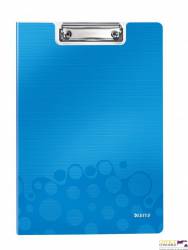 Teczka z klipsem LEITZ WOW niebieski 41990036