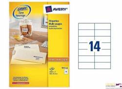 Etykiety ZF A4 105x42.3mm białe 3653 AVERY ZWECKFORM