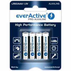 Bateria alkaliczna EVERACTIVE Pro Alkaline AAA/LR03 blister (4szt)