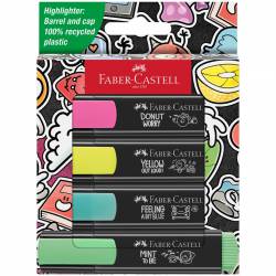 Zakreślacz 1546 metaliczny CREATIVESTUDIO 4kolory 154623 FABER-CASTELL