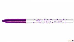 Długopis TO-059 S-FINE fioletowy TOMA GWIAZDKI