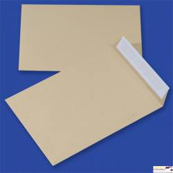 Koperty samoklejące z paskiem C4 HK brązowe 90g (op. 25 szt.) NC 31633020/25