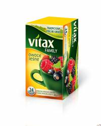 Herbata VITAX FAMILY owoce leśne  (24 saszetek) bez zawieszki