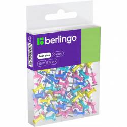 Pinezki 10mm 50 szt. mix kolorów pastelowych 330185 BERLINGO