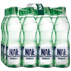 Woda mineralna NAŁĘCZOWIANKA 0.5L (12szt) mocniejszy gaz z kaucją