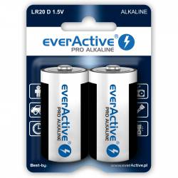 Bateria alkaliczna EVERACTIVE Pro Alkaline D/LR20 blister (2szt)
