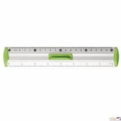 Linijka aluminiowa 20cm uchwyt zielony BL040-ZB TETIS