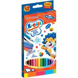 Kredki BAMBINO 12 kolorów CARS 3