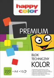 Blok techniczny kolor 220g A4 HAPPY COLOR 3722 2030-09