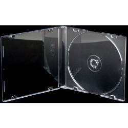 Pudełko na płytę CD slim 5,2mm przezroczysta taca NATUNA (56621)