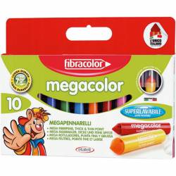 Mazaki MEGA COLOR 10kol. FIBRACOLOR  733 (950)