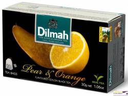 Herbata DILMAH aromat gruszki i pomarańczy,  20 torebek 1,5g
