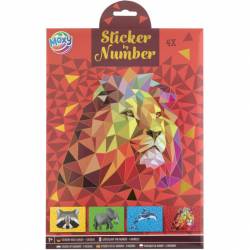 Naklejanie po numerach A4 LEW 100082/A/1 MOXY