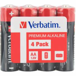 Bateria VERBATIM Premium Alkaline AA/LR6 1,5V alkaliczna taca (49501) (4szt)