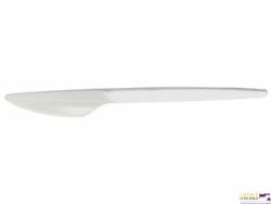 Nóż plastikowy jednorazowy (100 szt) biały