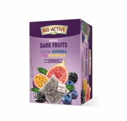Herbata Big-Active Dark Fruits - owocowa jeżyna, borówka figa marakuja z czarnuszka, 20 torebek