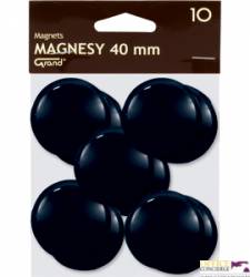Magnesy 40mm GRAND czarne    (10)^ 130-1700