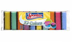 Zmywaki gąbka do zmywania typu Spontex Colorsx 10 97570022, małe