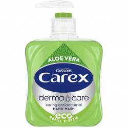 Mydło w płynie z dozownikiem CAREX 250ml. ALOE VERA