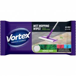 Chusteczki do mopowania podłóg na mokro TROPIKALNA OAZA 15szt. BS-VR-663525 VORTEX