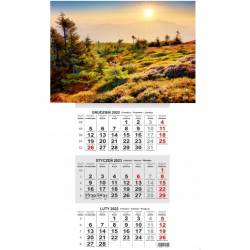 Kalendarz trójdzielny T1 BESKIDY