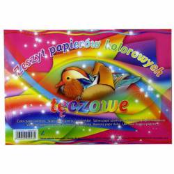 Zeszyt pap.kolorowych tęczowych A4-8k 00793 KRESKA