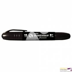 Marker suchoś.dwustr. czarny KM504-V2 TETIS  5mm/4.2mm