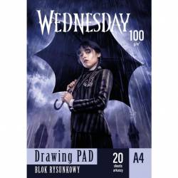 Blok rysynkowy A4 20kartek 100g. WEDNESDAY 106024006 ASTRA
