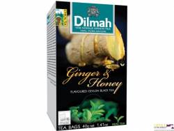 Herbata DILMAH imbir i miód, 20 torebek 1,5g