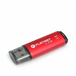 Pamięć USB 64GB PLATINET X-DEPO USB 2.0 czerwony (43612)