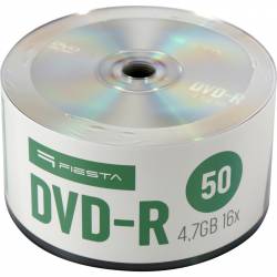 Płyta DVD-R 4,7GB FIESTA 16x spindel w folii (50szt) (40718)