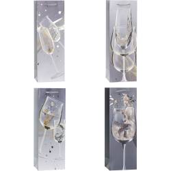 Torebka prezentowa 12x36x9cm TBF-24014-HS-BB ROZETTE