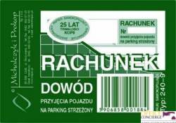 240-9 Dow.przyj.poj.na park.strzeżony MICHALCZYK