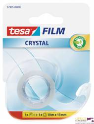 Taśma biurowa TESA FILM cristal 10mx19mm z mini dyspenserem