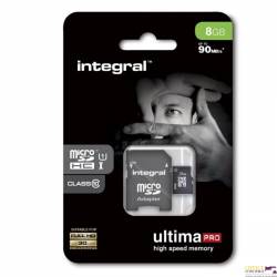 Pamięć MicroSD INTEGRAL 8GB MicroSDHC CL10 INMSDH8G10-90U1 ULTIMA PRO