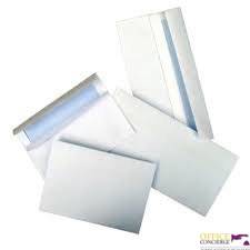 Koperty DL samoklejące z pakiem HK białe (op. 50 szt.) NC KOPERTY