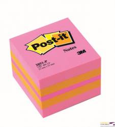 Bloczek 3M POST-IT 51x51mm różowy 400k 2051P FT510091737