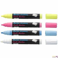 Markery kredowe końcówka 4.5mm białe TO-292 02 TOMA