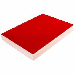 Okładka kartonowa do bindowania CHROMO A4 NATUNA czerwona błyszcząca (100szt)